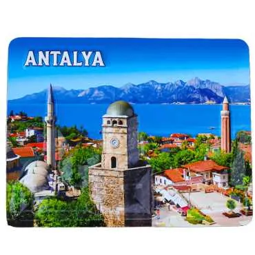 Antalya Themed Embossed PVC Refrigerator Magnet 70x90 mm - 5