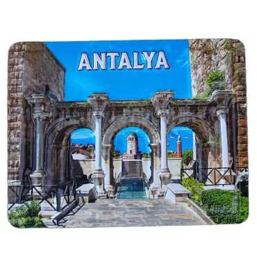 Antalya Themed Embossed PVC Refrigerator Magnet 70x90 mm - 6