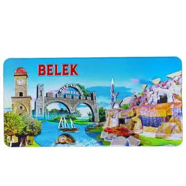 Belek Temalı Metalize Magnet 50*100 Mm  - 6