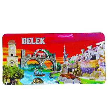 Belek Temalı Metalize Magnet 50*100 Mm  - 7