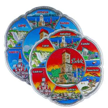 Belek Temalı Metalize Magnet 70Mm - 2
