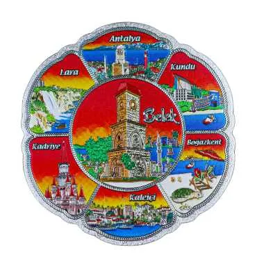 Belek Temalı Metalize Magnet 70Mm - 4