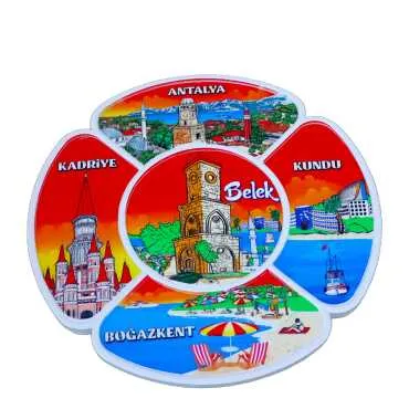 Belek Themed UV Printed Polyester Plate 15 cm - 02 - 3