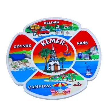 Kemer Themed UV Printed Polyester Plate 15 cm - 5