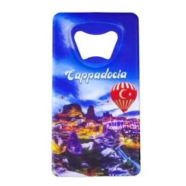 Cappadocia Themed UV Printed Rectangular Bottle Opener