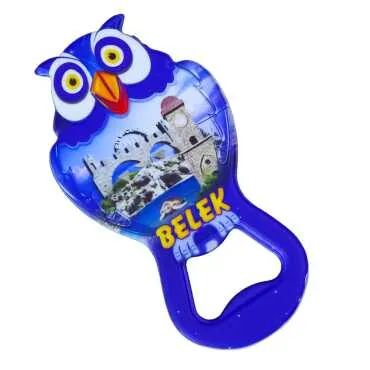 Belek Themed UV Printed Owl Bottle Opener - Standart - 2