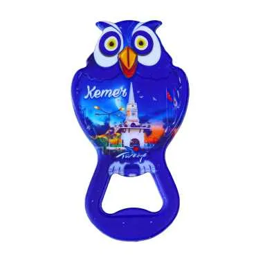 Kemer Themed UV Printed Owl Bottle Opener