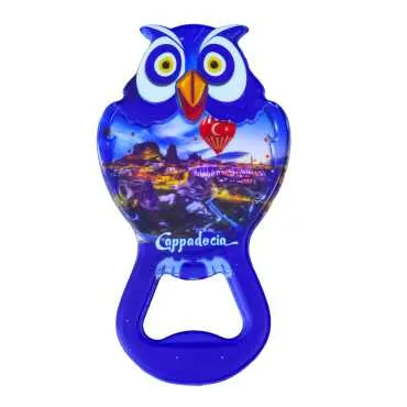 Cappadocia Themed UV Printed Owl Bottle Opener