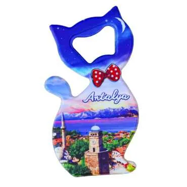Antalya Themed UV Cat Bottle Opener
