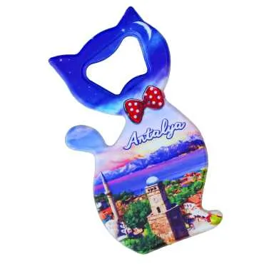 Antalya Themed UV Cat Bottle Opener - 10