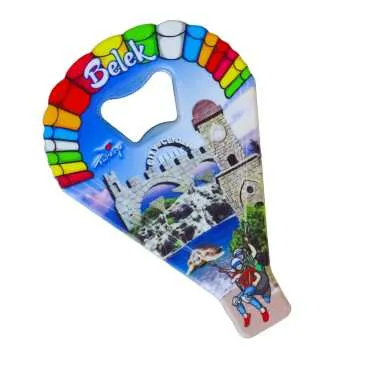 Belek Themed UV Printed Parachute Bottle Opener - Standart - 2
