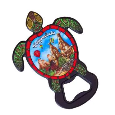 Cappadocia Themed UV Printed Turtle Bottle Opener - Standart - 2