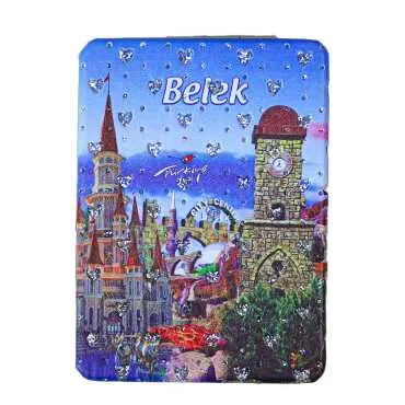 Belek Temalı Myros Dikdörtgen Pu Ayna - 5