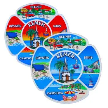Kemer Themed UV Printed Polyester Plate 15 cm - 2