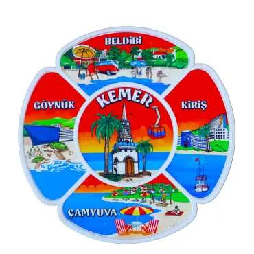 Kemer Themed UV Printed Polyester Plate 15 cm - 3