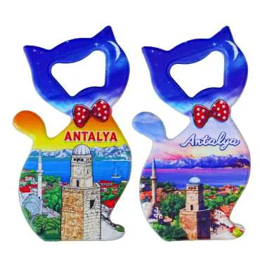 Antalya Themed UV Cat Bottle Opener - 2