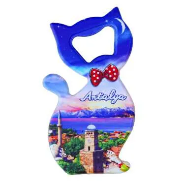Antalya Themed UV Cat Bottle Opener - 3