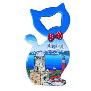 Antalya Themed UV Cat Bottle Opener - 6