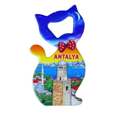 Antalya Themed UV Cat Bottle Opener - 9