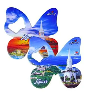 Kemer Themed UV Printed Butterfly Bottle Opener - 2