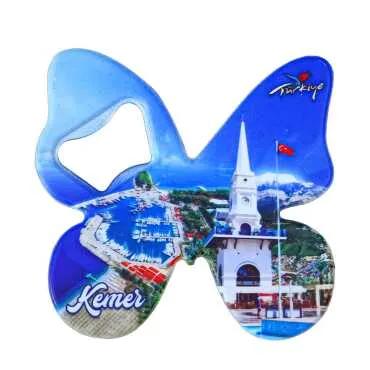 Kemer Themed UV Printed Butterfly Bottle Opener - 5