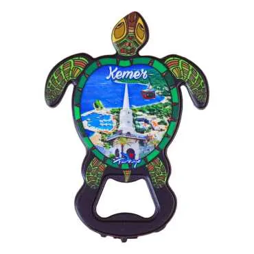 Kemer Themed UV Printed Turtle Bottle Opener - 4