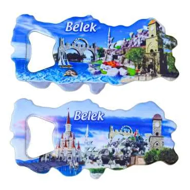 Belek Themed UV Map Bottle Opener - 2