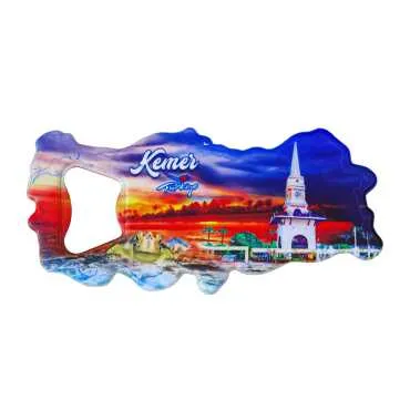 Kemer Themed UV Map Bottle Opener - 5