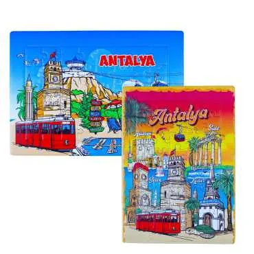 Antalya Themed UV Printed Puzzle 130x180 mm - 2