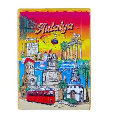 Antalya Themed UV Printed Puzzle 130x180 mm - 4
