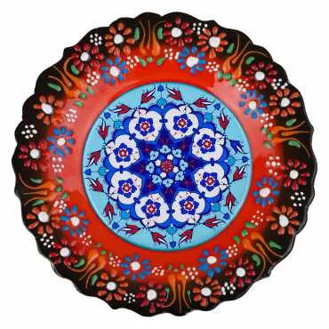 Ceramic Themed Myros Decorative Plate 18 cm