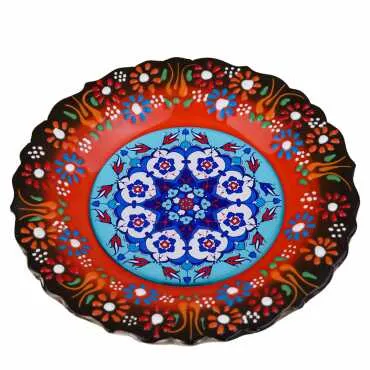 Ceramic Themed Myros Decorative Plate 18 cm - 8