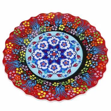 Themed Ceramic Myros Decorative Plate 25 cm - 8