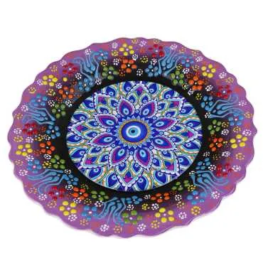 Nazar Themed Myros Ceramic Picture Plate 25 cm - 11