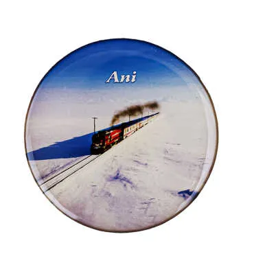 Kars Temalı Myros Yuvarlak Magnet 67 mm