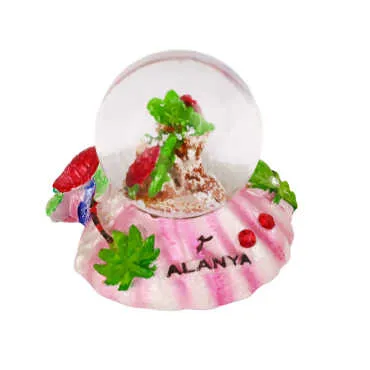 Alanya Themed Polyester Water Globe 45 mm
