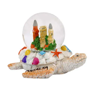 Antalya Themed Polyester Water Globe 45 mm