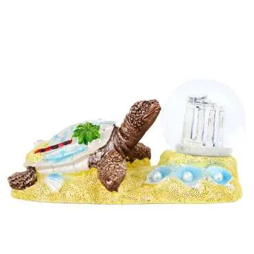 Side Temalı Polyester İncili Caretta Suluküre 45 Mm - Standart - 2