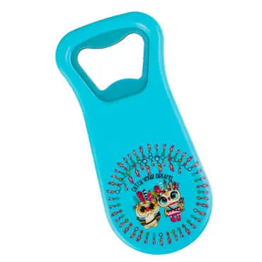 Owl Themed UV Printed Refrigerator Magnet Bottle Opener 95x43 mm - Standart - 2
