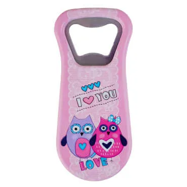 Koala Themed UV Printed Bottle Opener Refrigerator Magnet 95x43 mm