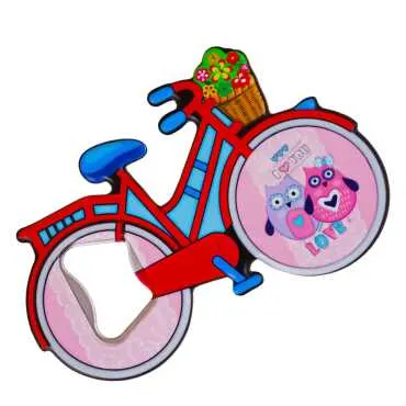 Owl Themed UV Bicycle Bottle Opener - Standart - 2