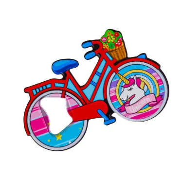 Unicorn Themed UV Bicycle Bottle Opener - Standart - 2