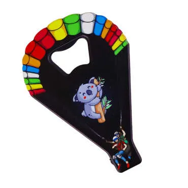 Koala Themed UV Printed Parachute Bottle Opener - Standart - 2
