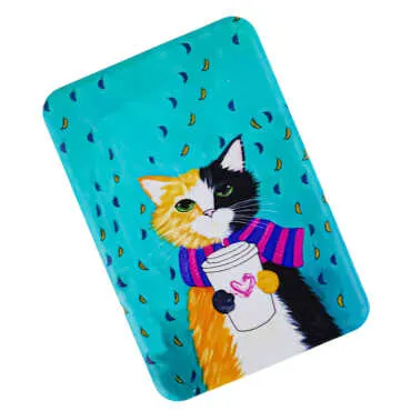 Cat Themed UV Printed Refrigerator Magnet 80x50 mm - Standart - 2