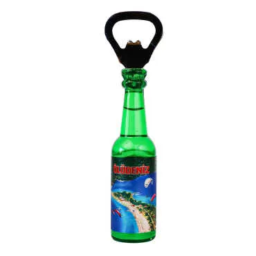 Fethiye Region Themed Metallic Bottle Opener Refrigerator Magnet - 3