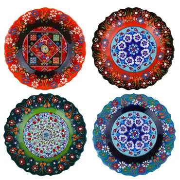 Ceramic Themed Myros Decorative Plate 18 cm - 2