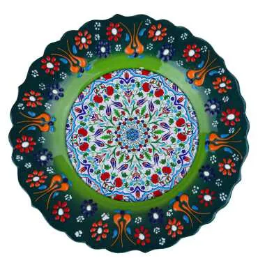 Ceramic Themed Myros Decorative Plate 18 cm - 4