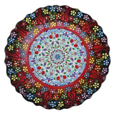 Themed Ceramic Myros Decorative Plate 25 cm - 5