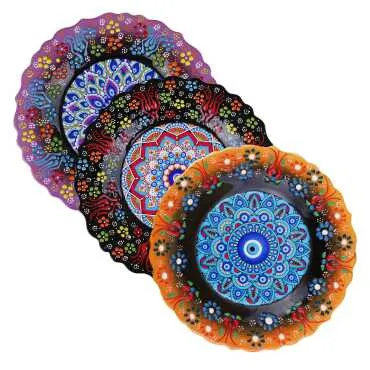 Nazar Themed Myros Ceramic Picture Plate 25 cm - 2