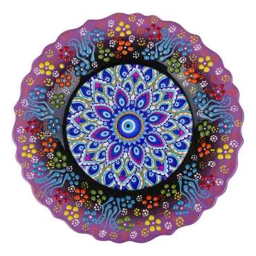 Nazar Themed Myros Ceramic Picture Plate 25 cm - 3